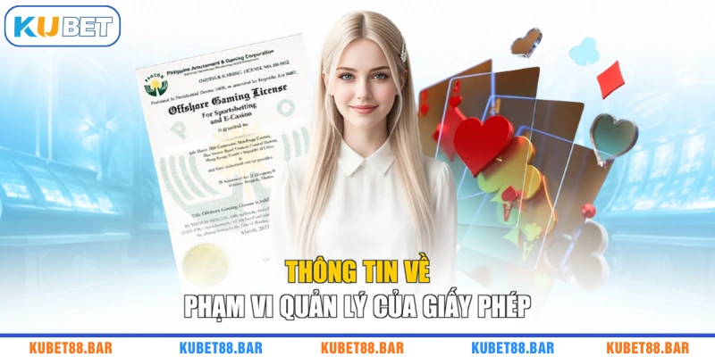 Thông tin về phạm vi quản lý của giấy phép